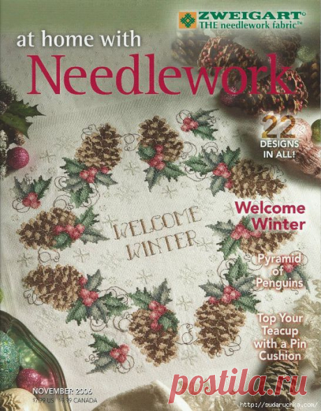 &quot;At Home with Needlework &quot;.Журнал по вышивке.