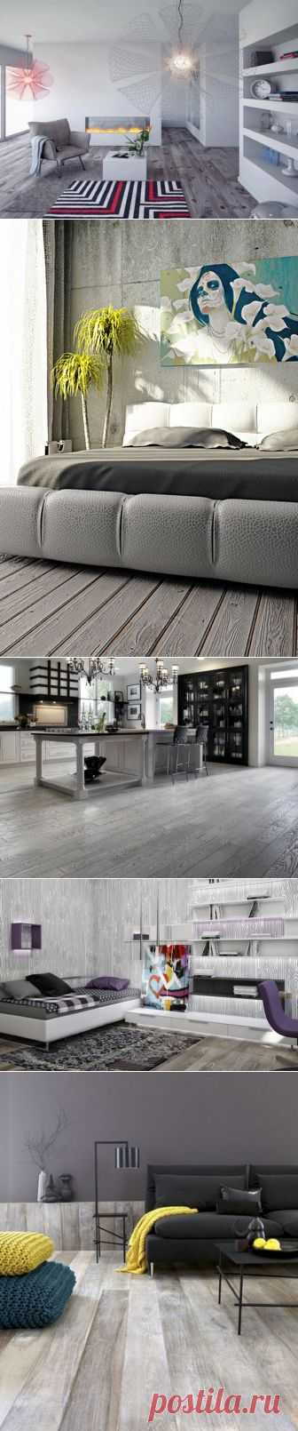 Серые полы в дизайне интерьера — Наши дома