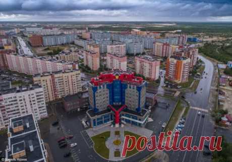 Северка с высоты уренгой