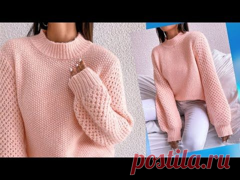 🌺ДЖЕМПЕР-ЗАГЛЯДЕНЬЕ👍 ВСЕ ВНИМАНИЕ НА РУКАВА!