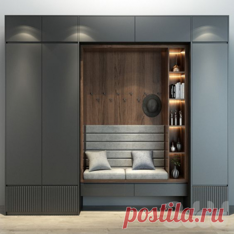 Furniture cabinet 0190 - Прихожая - 3D Модель