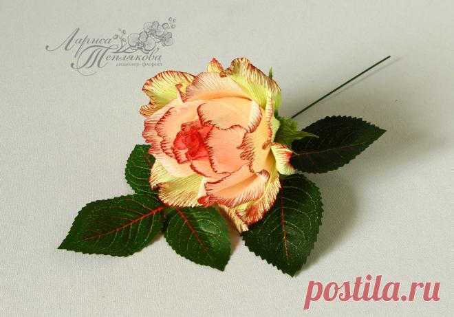 МК по изготовлению розы сорта 