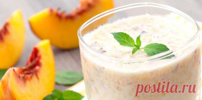 ВКУСНЫЙ ПП-ЗАВТРАК: АБРИКОСОВЫЙ СМУЗИ С КЕФИРОМ И КОРИЦЕЙ