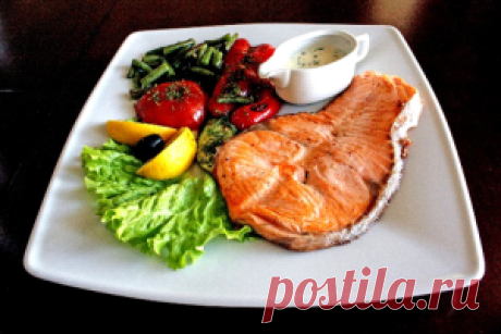 Рыба в духовке с овощами, рецепт с фото