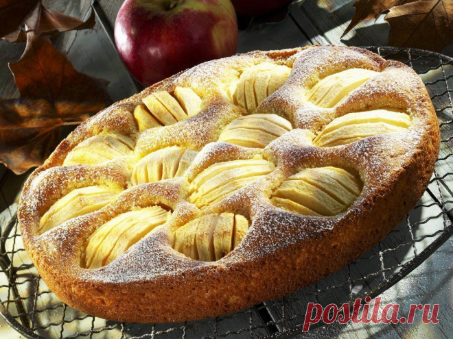 Шарлотка простая | Наша Кухня - Простые рецепты для всех