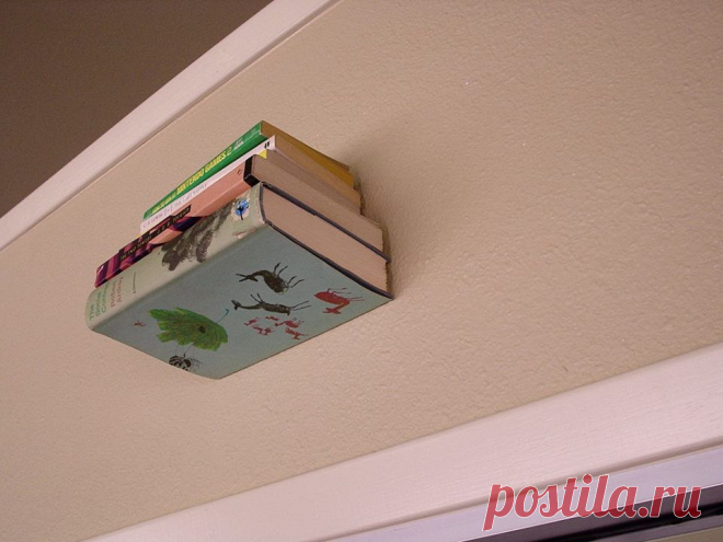 Полка для книг из старой книги. МК