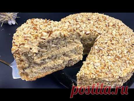 Я влюбилась в этот рецепт Домашний пирог с грецкими орехами очень вкусный и простой!