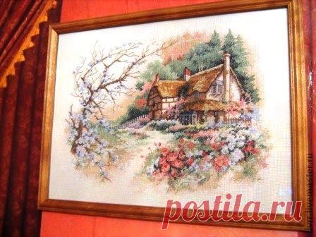 как оформить вышивку или рамка из ничего - Ярмарка Мастеров - ручная работа, handmade