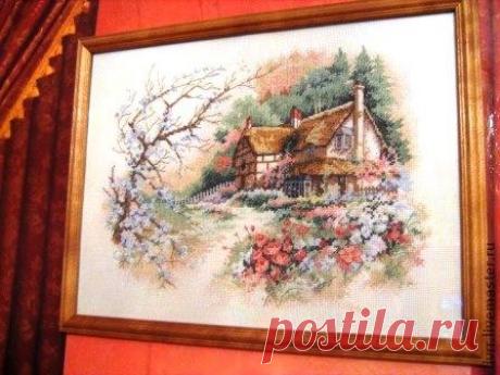 как оформить вышивку или рамка из ничего - Ярмарка Мастеров - ручная работа, handmade