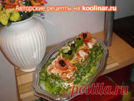 Торт соленный,бутербродный,с тунцом рецепт с фото