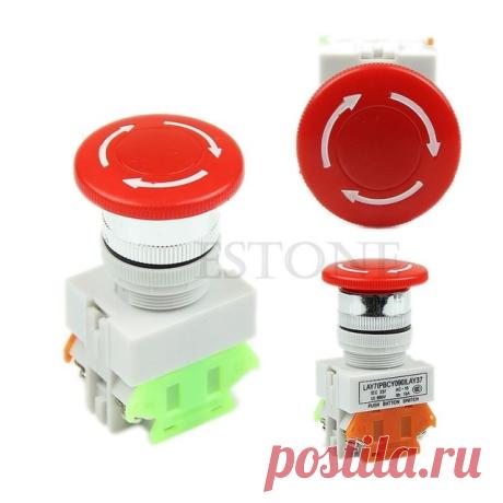 M126 Аварийный Выключатель Кнопочный Гриб Кнопка купить на AliExpress