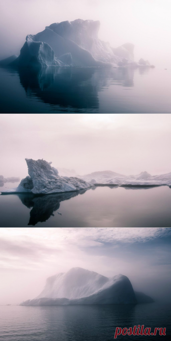 Лучшие фотографии со всего света - Рассвет во льдах Гренландии