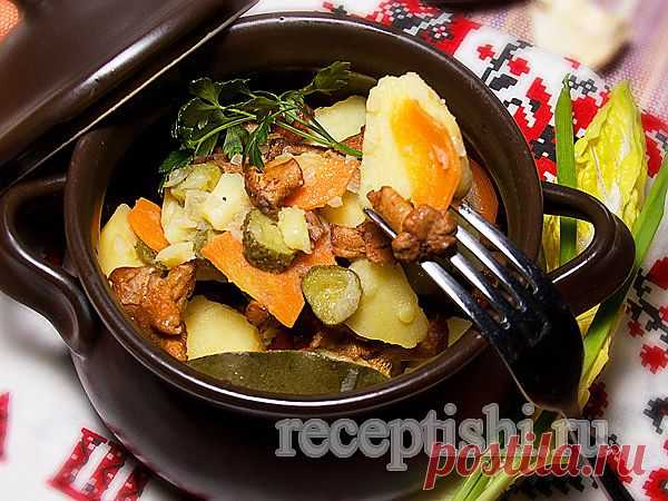 Свинина с картофелем и грибами в горшочках | Кулинарные рецепты с фото на Рецептыши.ру