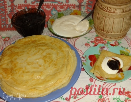 Блинчики «Любимые». Ингредиенты: яйца куриные, сахар, соль