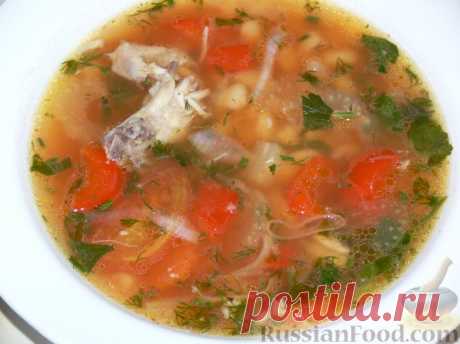 Рецепт: Греческий суп фасолада на RussianFood.com