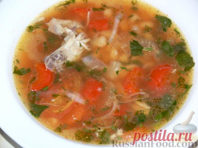 Рецепт: Греческий суп фасолада на RussianFood.com