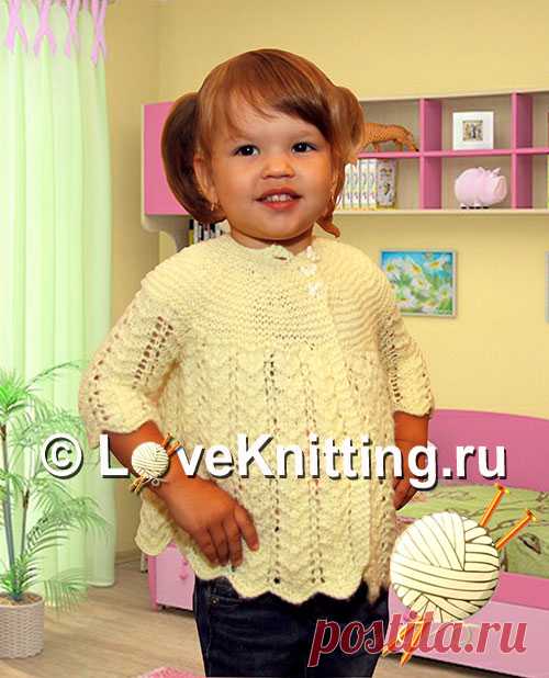 Ажурный жакет | Loveknitting.ru