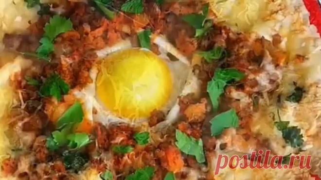 завтрак из лаваша