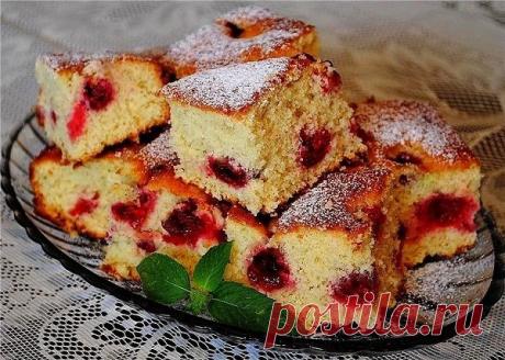 ПИРОГ С ВИШНЕЙ.