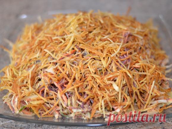 Салат “Французский” из свежих овощей