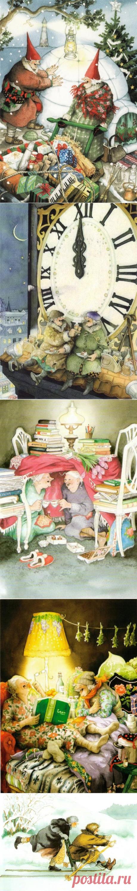 Веселые старушки Инге Лоок - моим подружкам декупажницам / Картинки для декупажа / PassionForum - мастер-классы по рукоделию