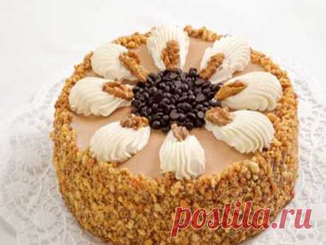 Вкусный ореховый тортик