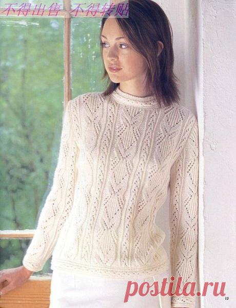 ажурная кофточка