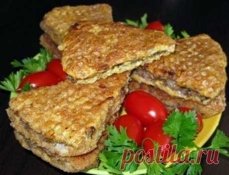 Вафли с мясом
