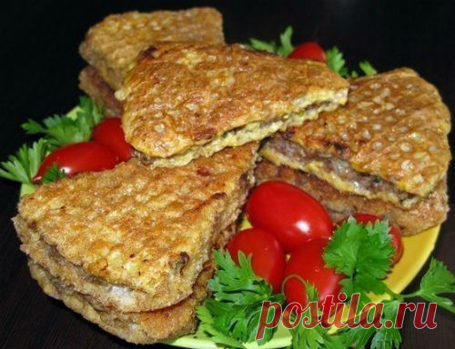Вафли с мясом