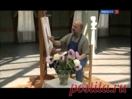 Андрияка С.Н. Уроки рисования 10. Пионы (акварель).mp4