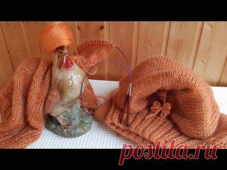 Как делаю УБАВКИ на горловине/ Простейший КАРДИГАН спицами / про БАНТИКИ и МАРКЕРЫ #вязание