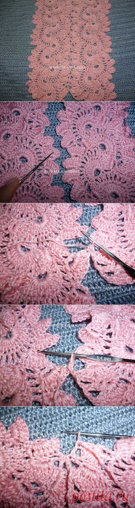 Ленточное кружево: известный мотив - вариант соединения (мастер-класс) - Ярмарка Мастеров - ручная работа, handmade