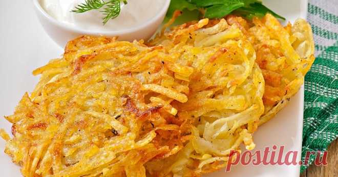 Драники с мясом: толстенькие, румяные, с хрустящей поджаристой картофельной корочкой — Фактор Вкуса