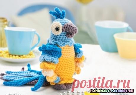 Попугай АРА крючком. Описание вязания
https://handmade-paradise.ru/popugaj-ara-kryuchkom-op..