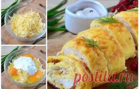 Обалденный куриный рулет - Вкусные рецепты - медиаплатформа МирТесен