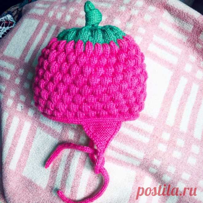 Детская шапочка "Малинка"