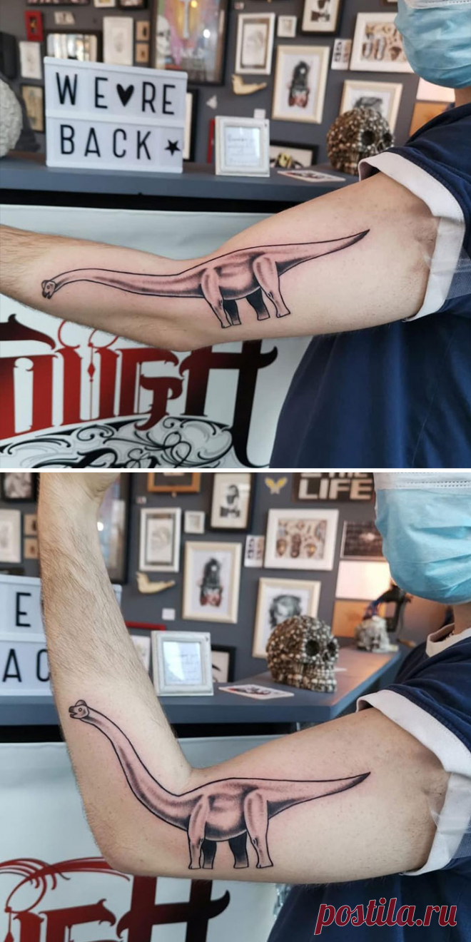 27 интересных движущихся татуировок, которые изменяются, когда люди сгибают свое тело