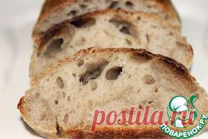 Овернский хлеб на закваске - кулинарный рецепт