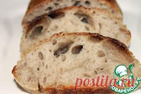 Овернский хлеб на закваске - кулинарный рецепт