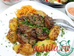 Запечённые свиные пятачки - кулинарный рецепт
