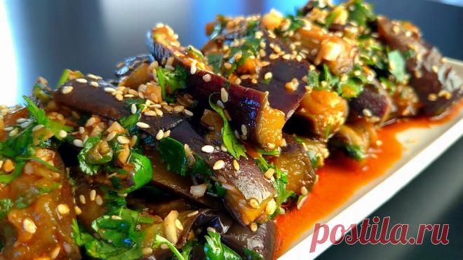 Вкусная закуска за 10 минут - для тех, кто обожает баклажаны! Пошаговый рецепт с фото. | Рецепты от Асине | Яндекс Дзен