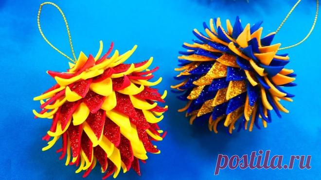 Видео МКИдеи для вашего творчества

Яркие Новогодние игрушки на Ёлку из фоамирана своими руками.
Автор: GameJulia

Показать полностью…