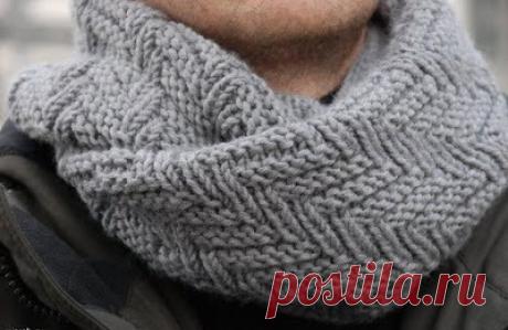 МИР РУКОДЕЛИЯ: Вязаный СНУД для мужчин | Каталог