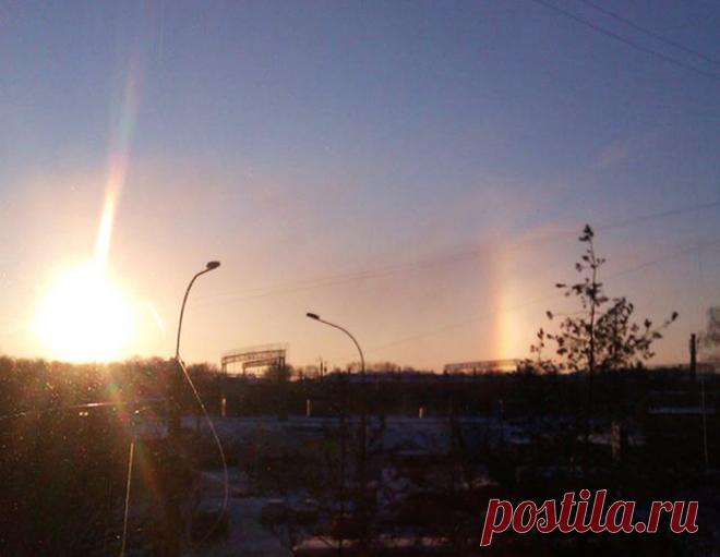 Необычное природное явление наблюдали жители Вологды в первый день нового года