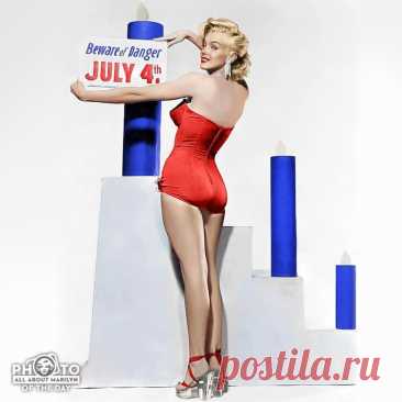 4 июля 1953 года Мэрилин поздравляла сограждан с Днём независимости.