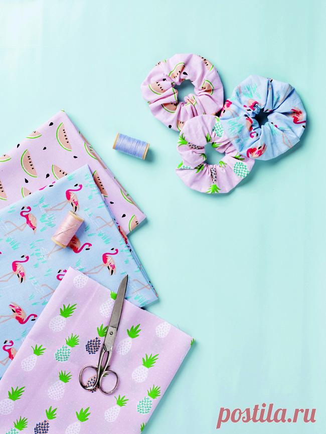 Как сшить резинку для волос