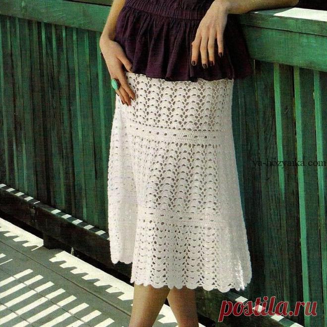 Летние юбки крючком. Разные, но все красивые. Много идей. | Марина Гречман. Вяжу и Живу. | Дзен