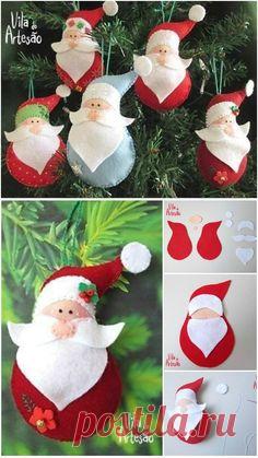 DIY Santa Claus Sewing Patterns and Ideas =>