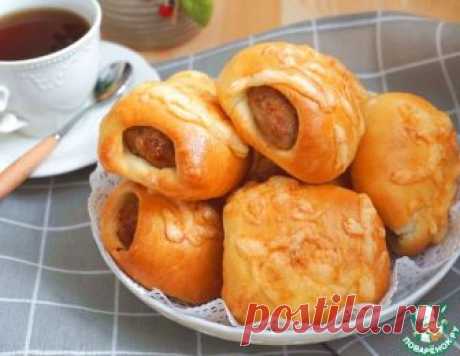 Булочка с сыром и котлетой - кулинарный рецепт