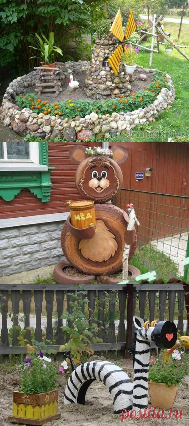 Украшение дачи своими руками